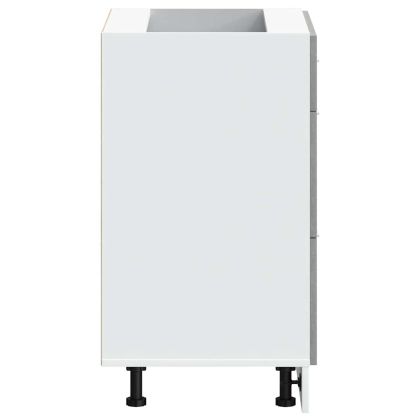 Кухненски шкаф "Lyon", сив, инженерно дърво сонома