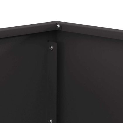 Огнище Черно 60 x 60 x 35 cm Стомана