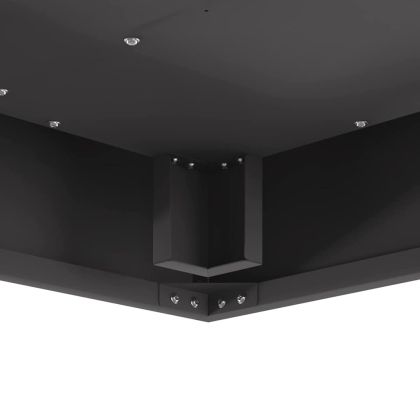 Огнище Черно 60 x 60 x 30 cm Стомана