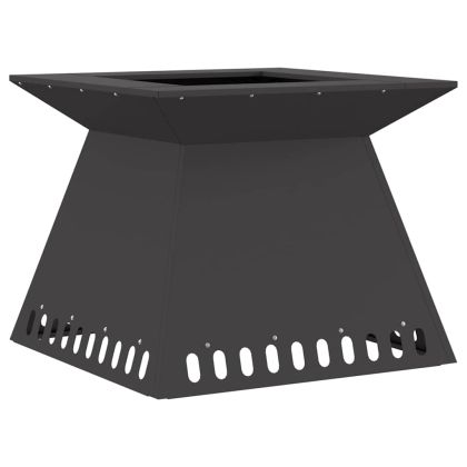 Огнище Черно 60 x 60 x 50 см Стомана
