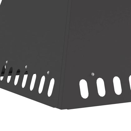 Огнище Черно 60 x 60 x 50 см Стомана