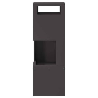 Огнище Черно 35 x 35 x 100 см Стомана