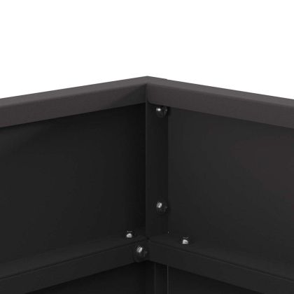 Огнище Черно 50 x 50 x 38 см Стомана