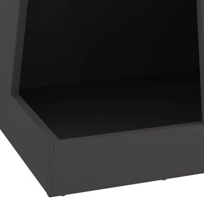 Огнище Черно 35 x 35 x 100 см Стомана
