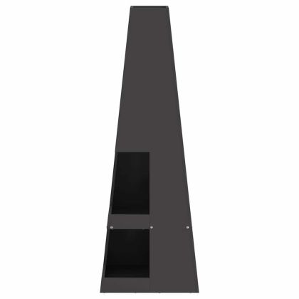 Огнище Черно 35 x 35 x 100 см Стомана