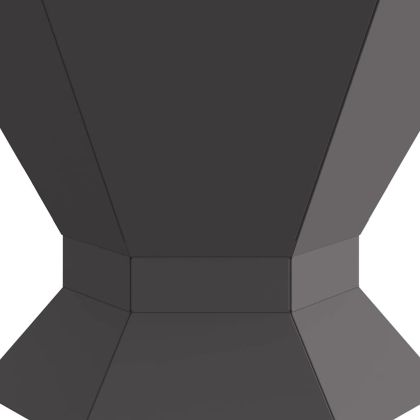 Огнище Черно 50 x 50 x 40 cm Стомана