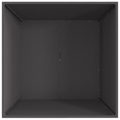 Огнище Черно 80 x 80 x 40 cm Стомана