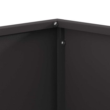 Огнище Черно 80 x 80 x 40 cm Стомана