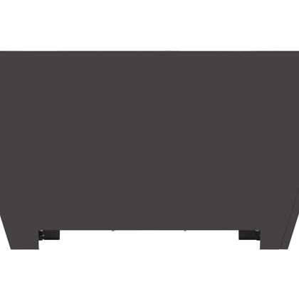 Огнище Черно 80 x 80 x 40 cm Стомана