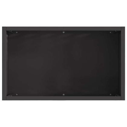 Огнище Черно 50 x 30 x 40 см Стомана