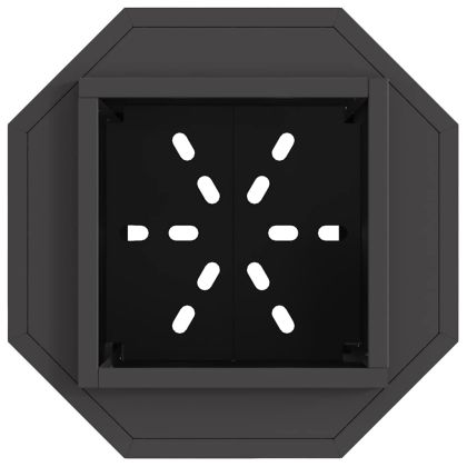 Бездимна камина Черно 38 x 38 x 51 см Стомана