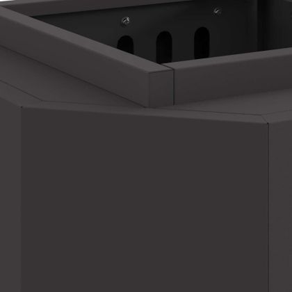 Бездимна камина Черно 38 x 38 x 51 см Стомана