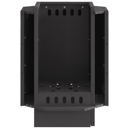 Бездимна камина Черно 38 x 38 x 51 см Стомана