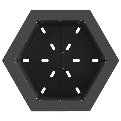 Бездимна огнище Черно 48 x 48 x 51 см Кортенова стомана