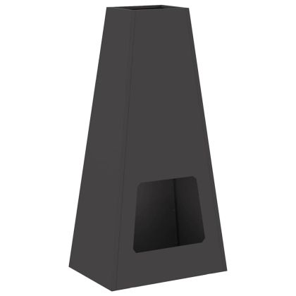 Огнище Черно 50 x 35 x 100 см Стомана