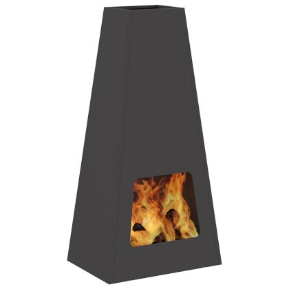 Огнище Черно 50 x 35 x 100 см Стомана