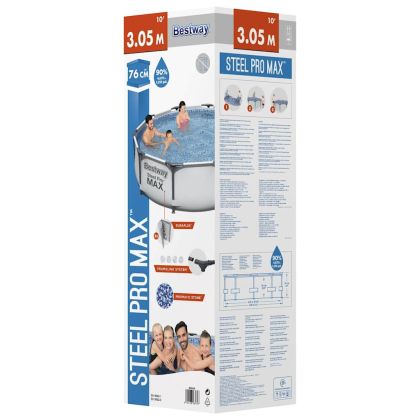 Bestway Steel Pro MAX Комплект басейн 305x76 см