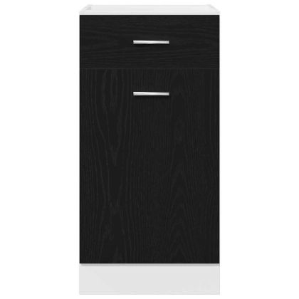 Висящ шкаф с рафт Черния дъб 40 x 46 x 81,5 см Инженерно дърво