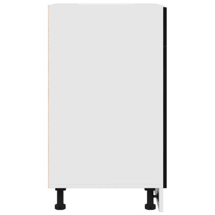 Висящ шкаф с рафт Черния дъб 40 x 46 x 81,5 см Инженерно дърво