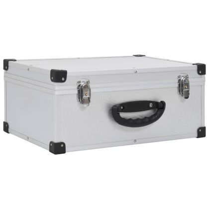 CD куфар за 60 диска, алуминий, ABS, сребрист