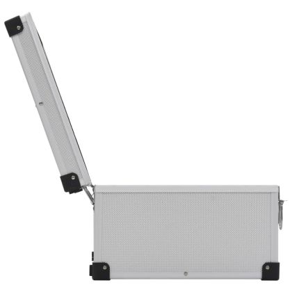 CD куфар за 60 диска, алуминий, ABS, сребрист