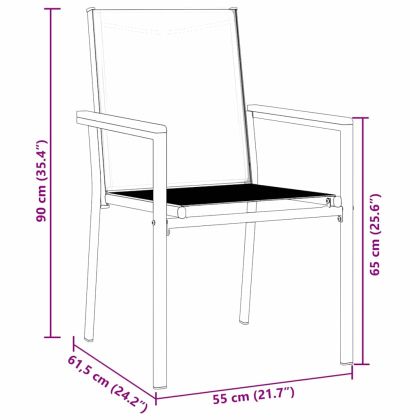 Комплект за хранене в градината 5 pcs Черно