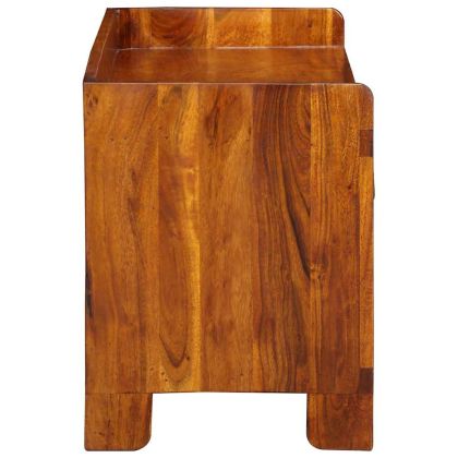 Пейка за обувки с чекмедже Меден кафяв 100 x 35 x 45 см