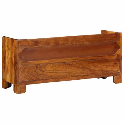 Пейка за обувки с чекмедже Меден кафяв 100 x 35 x 45 см