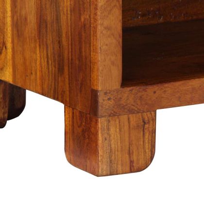 Пейка за обувки с чекмедже Меден кафяв 100 x 35 x 45 см