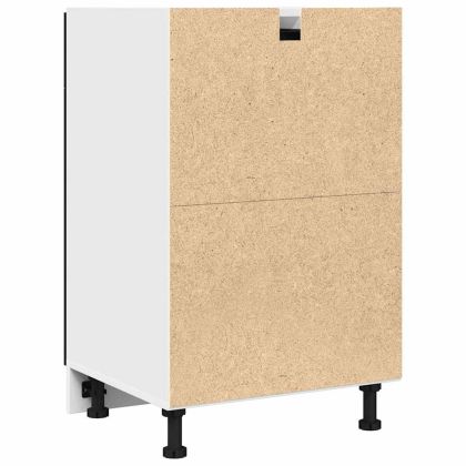 Висящ шкаф с рафт Черния дъб 50 x 46 x 81,5 см Инженерно дърво