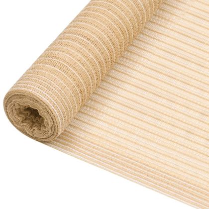 Засенчваща мрежа бежова 2x25 м HDPE 75 г/м²