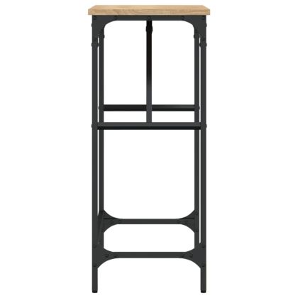 Конзолна маса, дъб сонома, 75x32x75 см, инженерно дърво