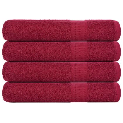 Кърпи FROGN 4 бр. бордо 100x200 см 360 г/м²