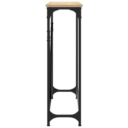 Конзолна маса, дъб сонома, 102x22,5x75 см, инженерно дърво