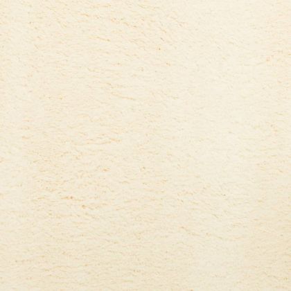 Килим HUARTE с къс косъм, мек и миещ се, кремав, 120x120 см