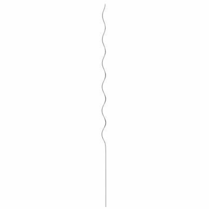 Подкрепа за растение 5 pcs Сребрист 150 x 0,6 x 0,6 см Стомана