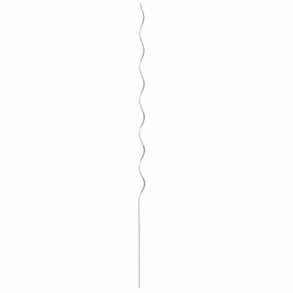 Подкрепа за растение 5 pcs Сребрист 150 x 0,6 x 0,6 см Стомана