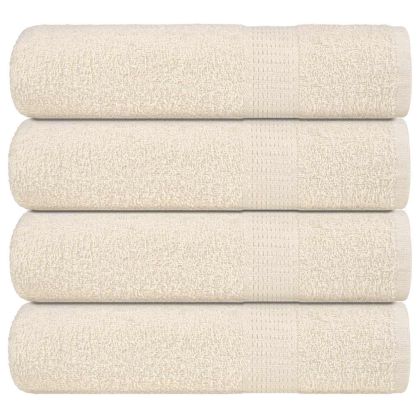 Кърпи за баня FROGN 4 бр. кремави 100x150 см 360 г/м²