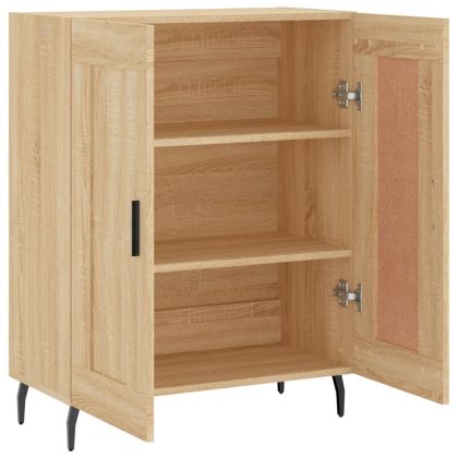 Сайдборд, дъб сонома, 69,5x34x90 см, инженерно дърво