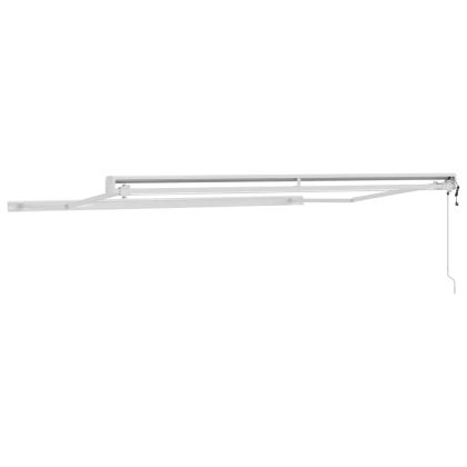 Рамка за сенник Бяло 350 x 250 cm Алуминий