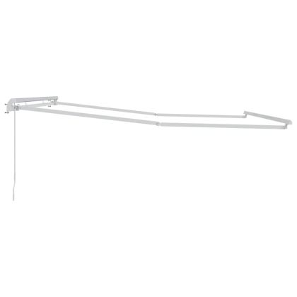 Рамка за сенник Бяло 400 × 300 cm Алуминий