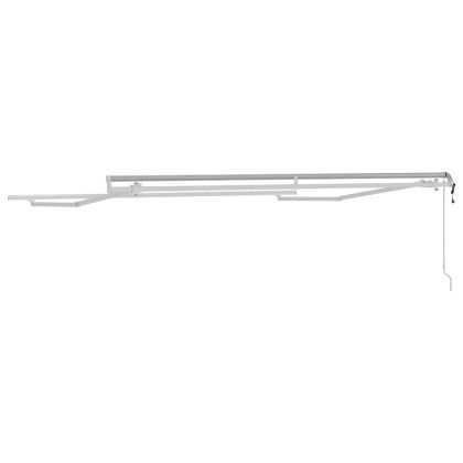 Рамка за сенник Бяло 350 x 250 cm Алуминий