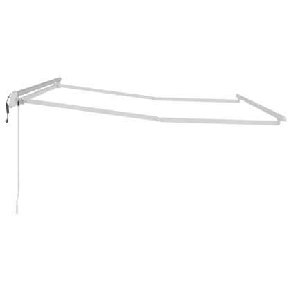 Рамка за сенник Бяло 350 x 250 cm Алуминий