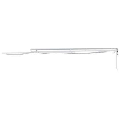 Рамка за сенник Бяло 500 × 350 cm Алуминий