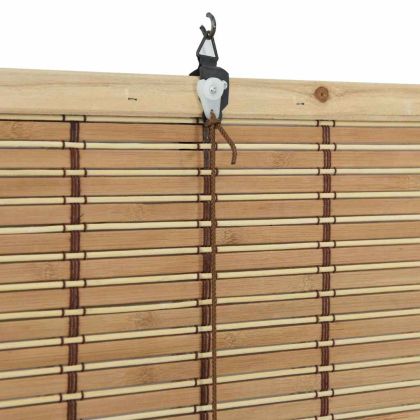 Ролетна щора С завеси Природа 140 x 160 cm бамбук