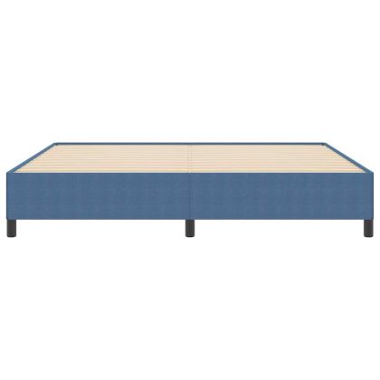 Легло с пружинирана основа Синьо 200 x 200 cm Кордюрова тъкан