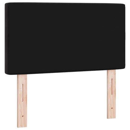 Облегалка за глава Черен 80 cm Кадифе