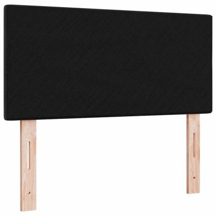 Облегалка за глава Черен 80 cm Кадифе