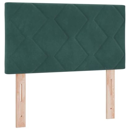 Облегалка за глава Тъмен зелен 80 cm Кадифе