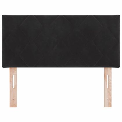 Облегалка за глава Черен 90 cm Кадифе